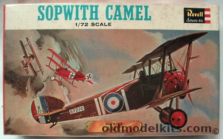 Revell 1/72 Sopwith Camel, H628-49 plastic model kit